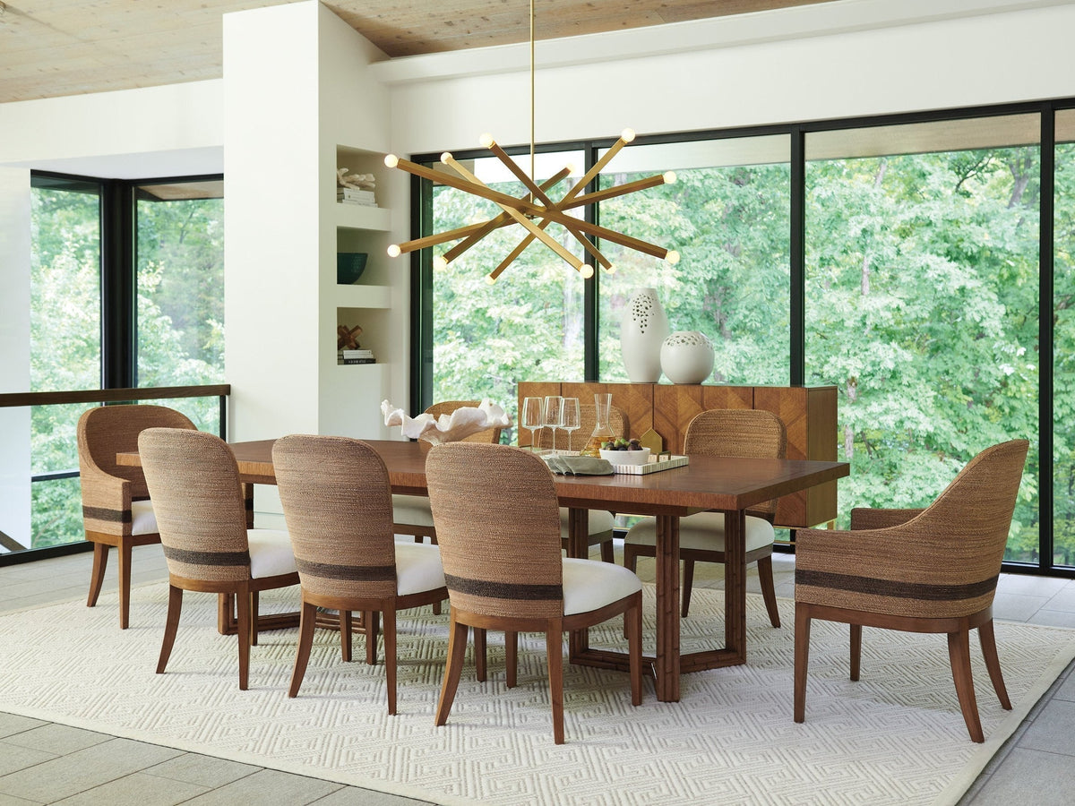 Tommy Bahama Home Palm Desert San Marino Double Pedestal Dining Table