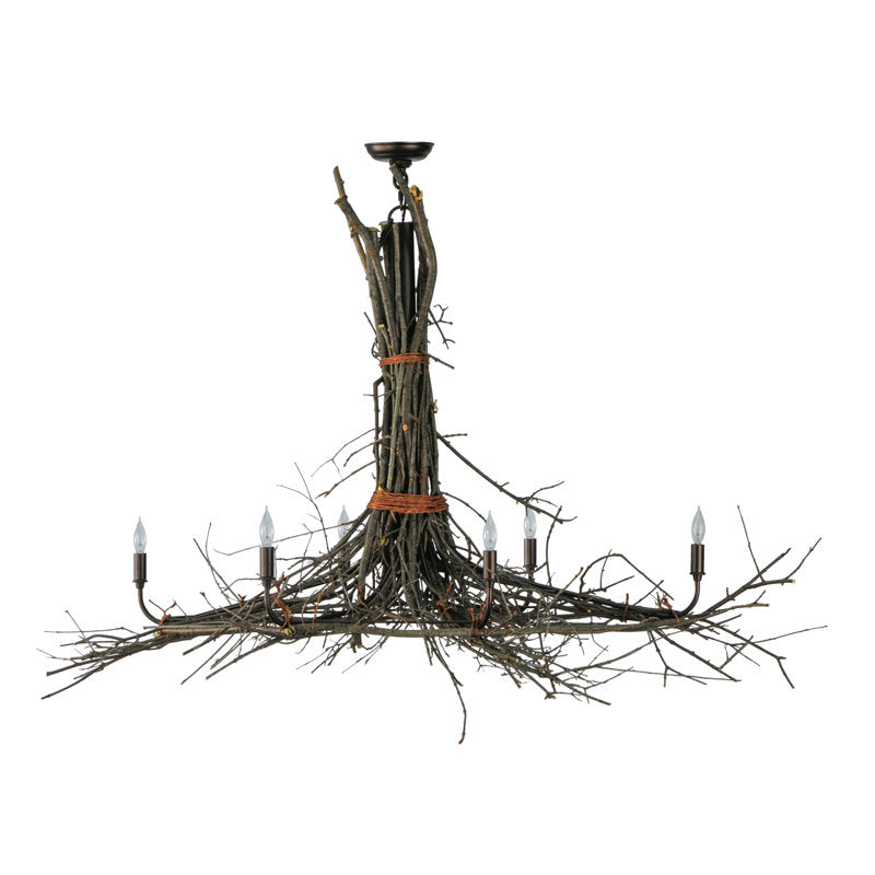 Twigs 6 - Light Chandelier
