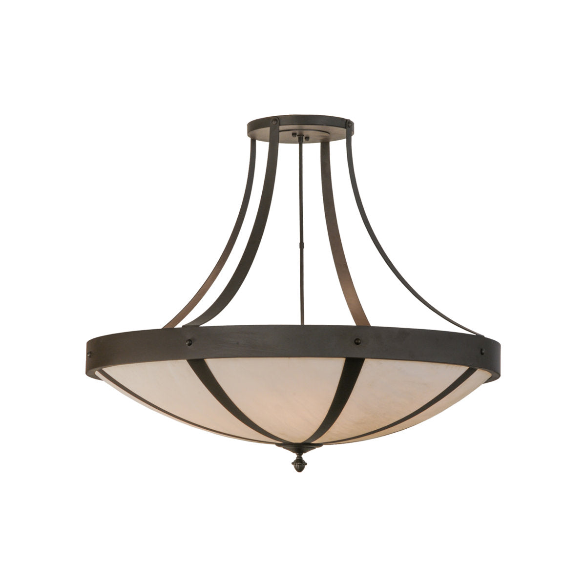 Urban Spoked 6 - Light Semi Flush Mount