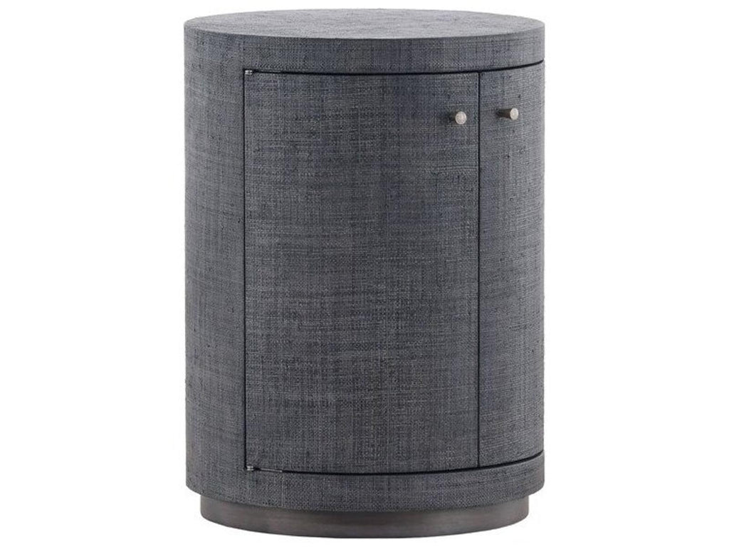 Cella Round Fabric End Table