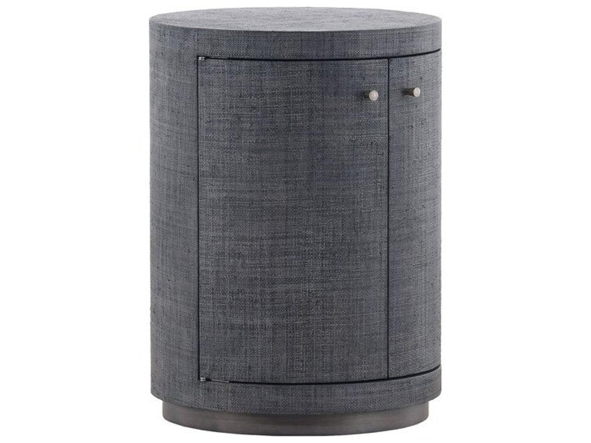 Cella Round Fabric End Table