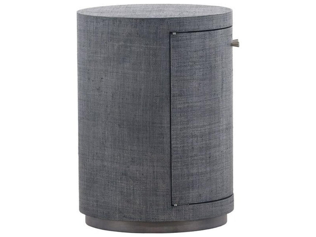 Cella Round Fabric End Table