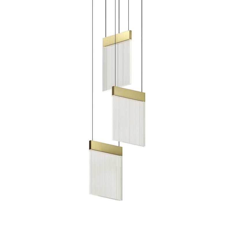 V Panels 3 - Light LED Pendant