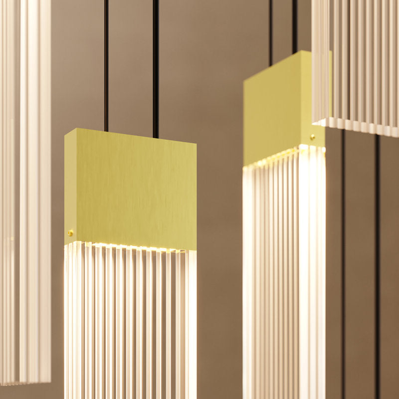 V Panels 6 - Light LED Pendant