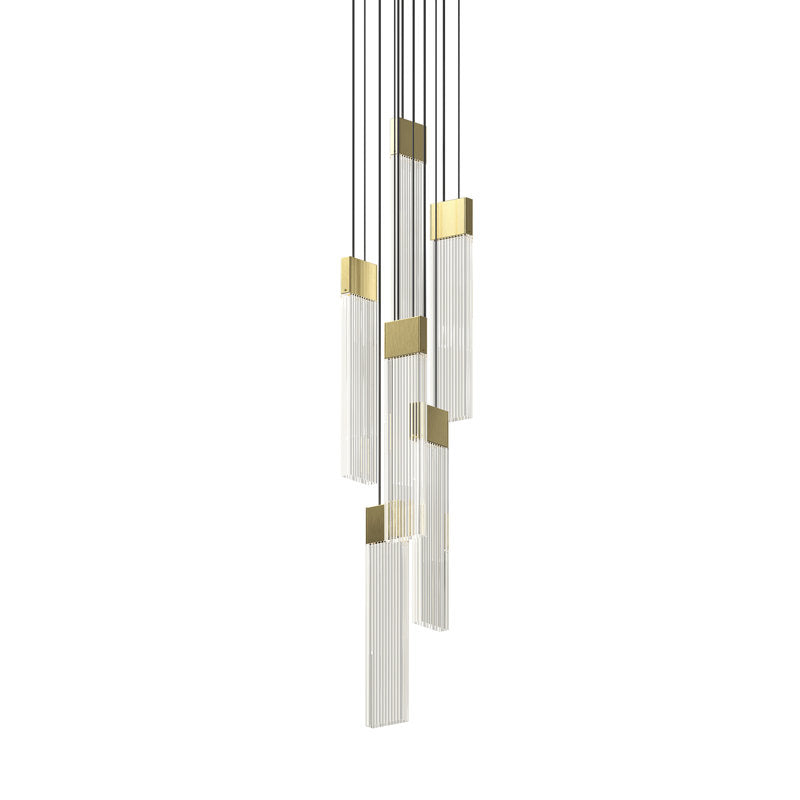 V Panels 6 - Light LED Pendant