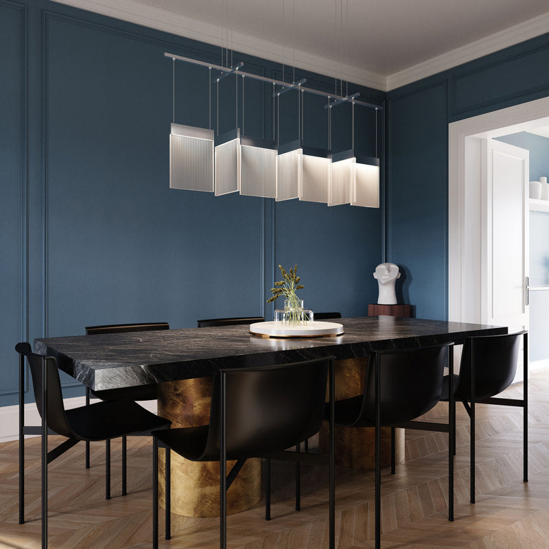 V Panels 7 - Light LED Pendant
