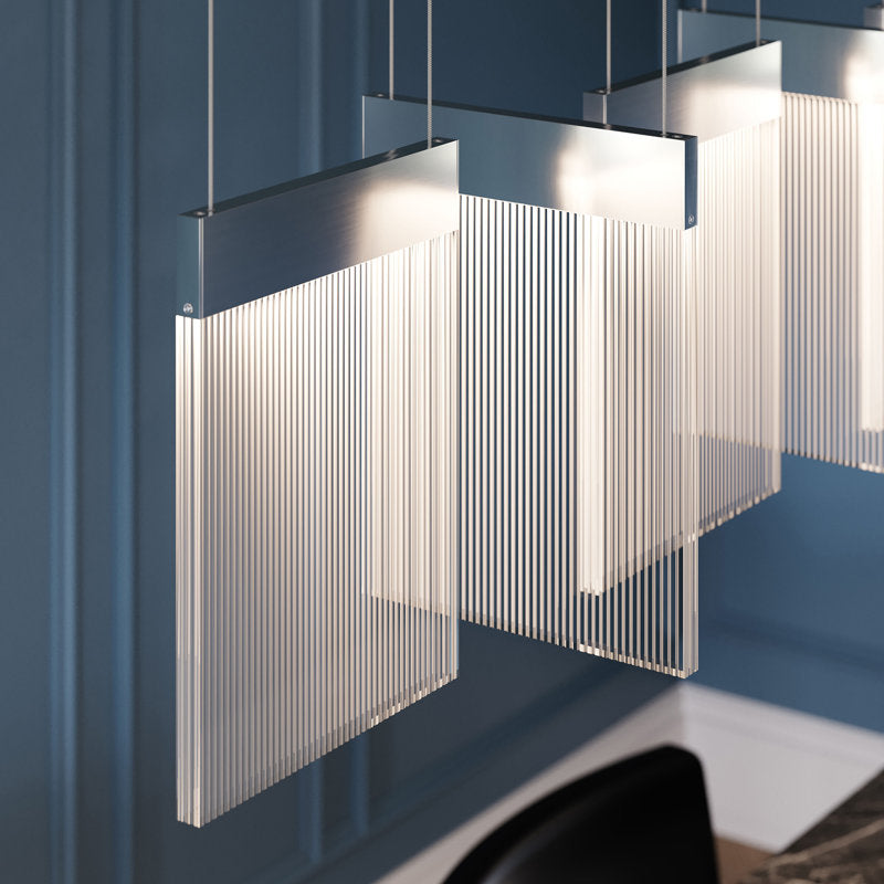 V Panels 7 - Light LED Pendant