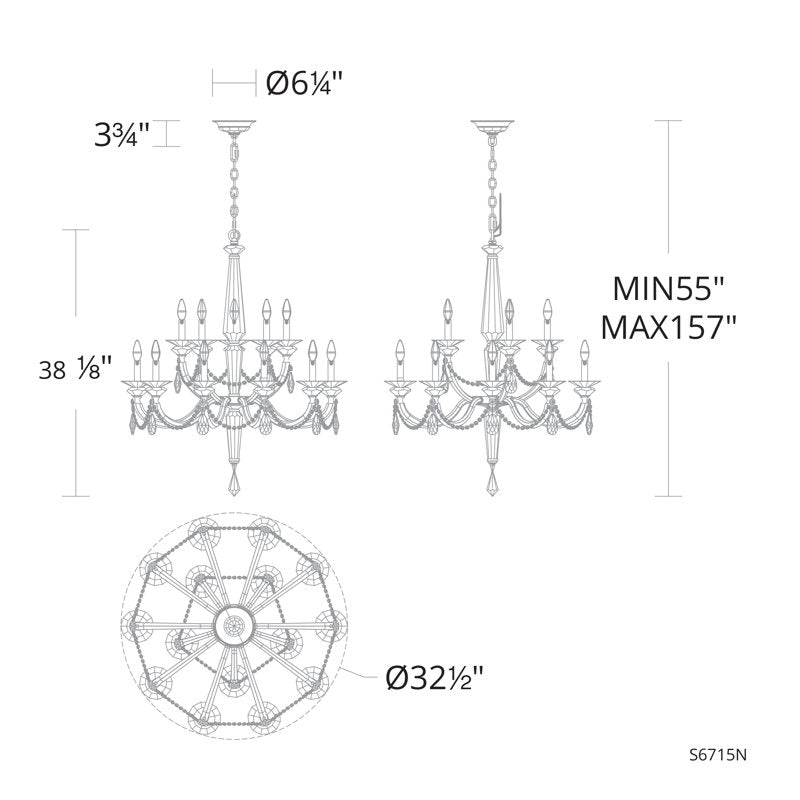 Verona 15 - Light Chandelier