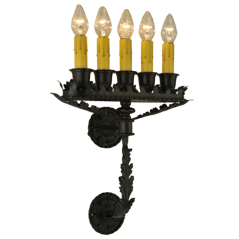 Victorian 5 - Light Candle Wall Light