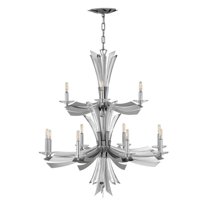 Vida 12 - Light Candle Style Classic / Traditional Chandelier