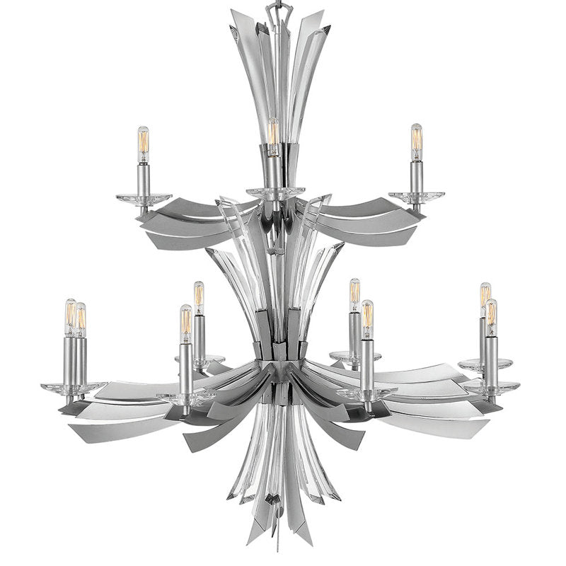 Vida 12 - Light Candle Style Classic / Traditional Chandelier