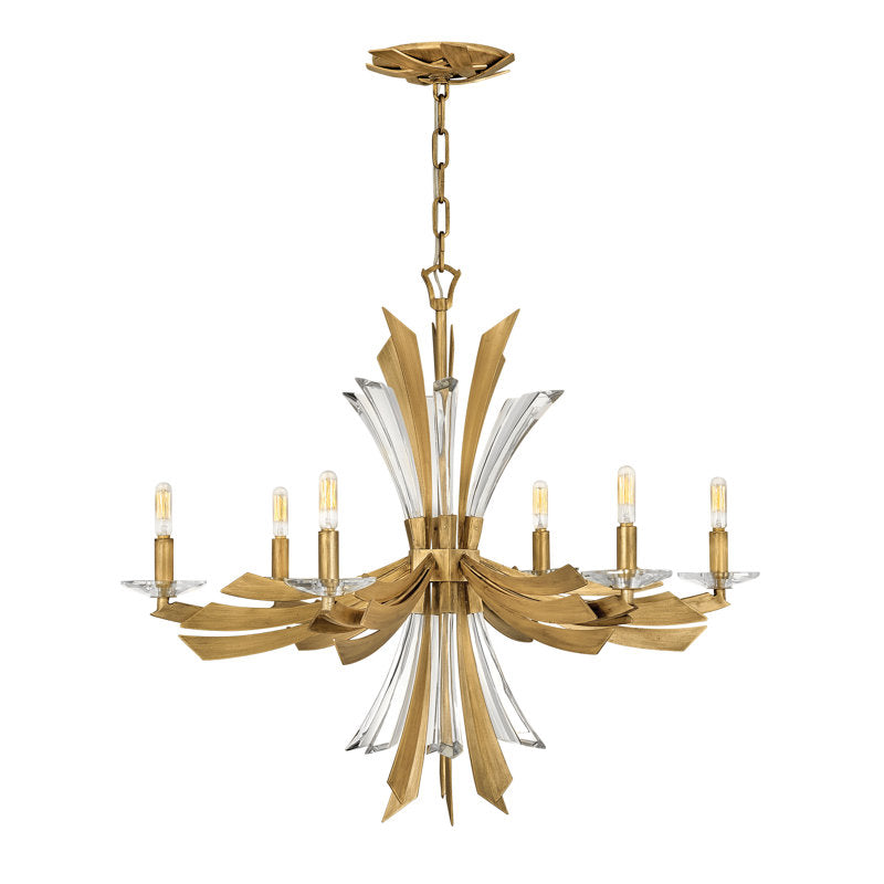 Vida 6 - Light Candle Style Classic / Traditional Chandelier