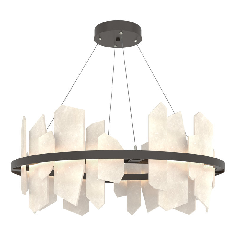 Volterra Wagon Wheel LED Chandelier