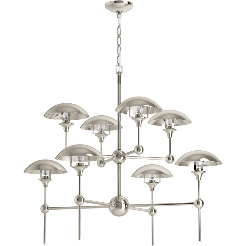 Vorleigh 8 - Light Sputnik Modern Linear Chandelier