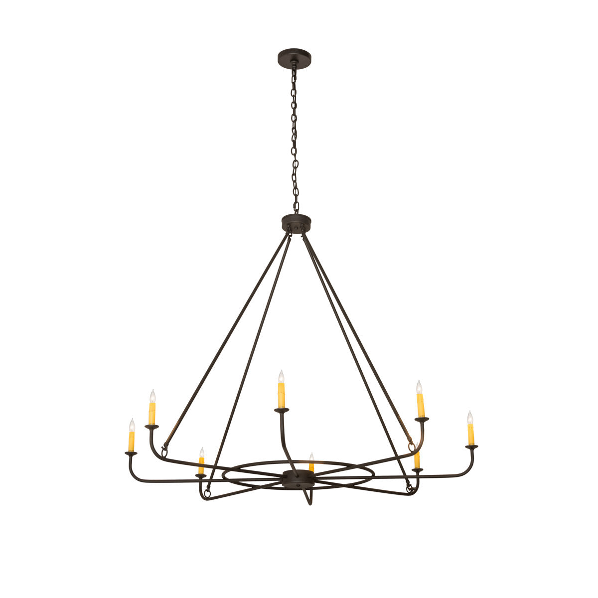 Wagon Wheel 8 - Light Pendant