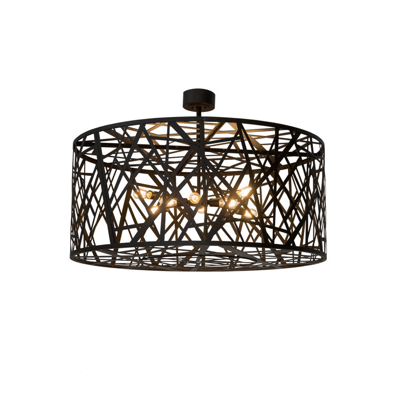 Waneta 8 - Light Semi Flush Mount