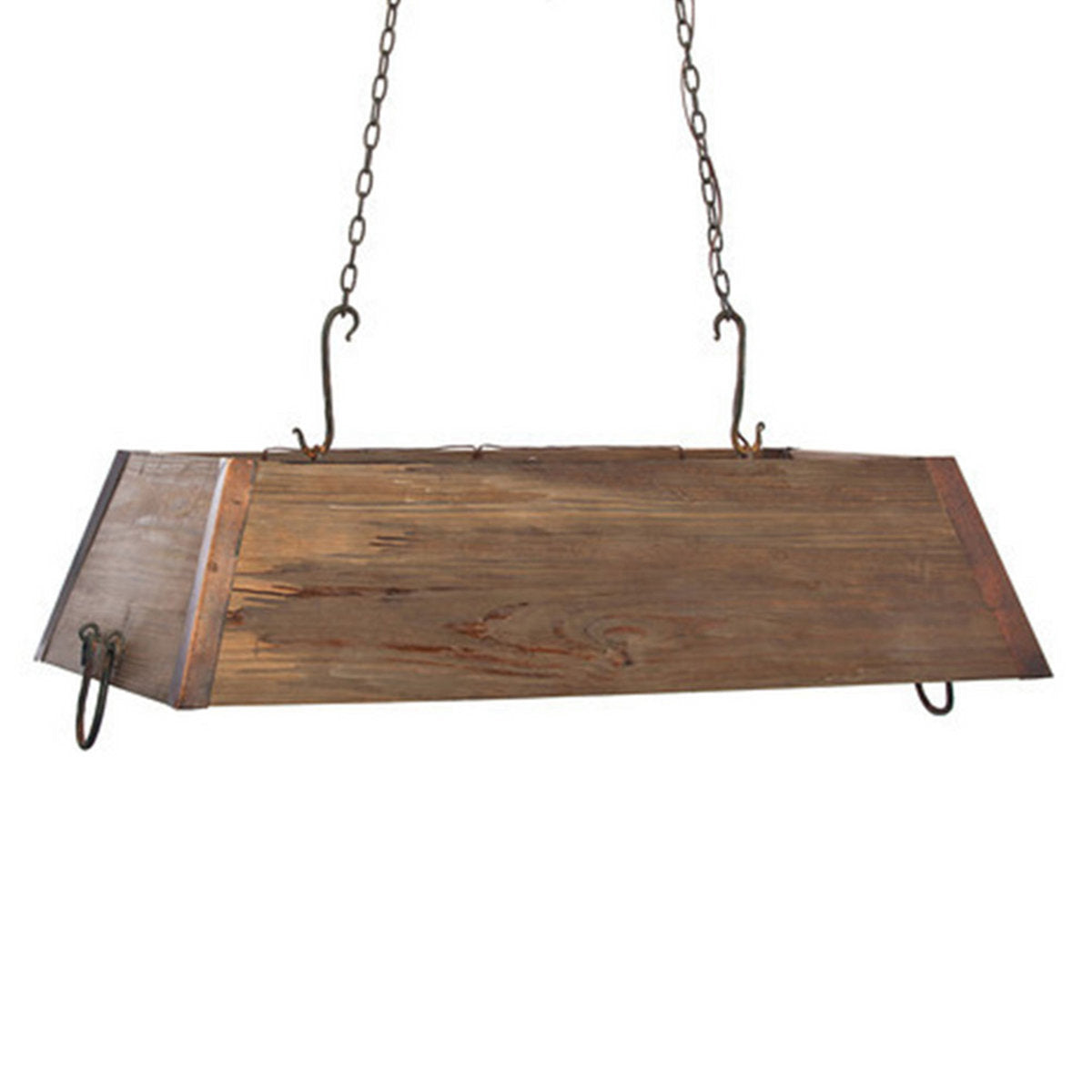 Wooden Trough Chandelier