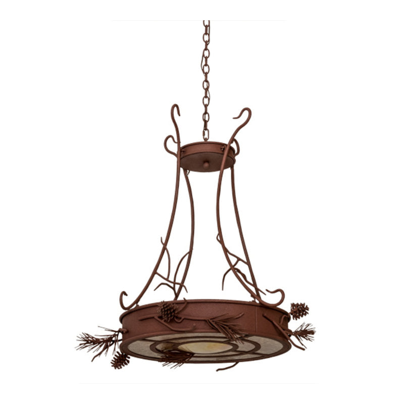 Woodland Pine 4 - Light Chandelier