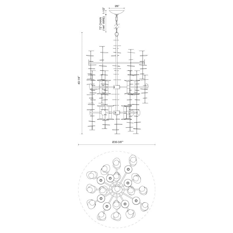 Yukari 16 - Light Chandelier