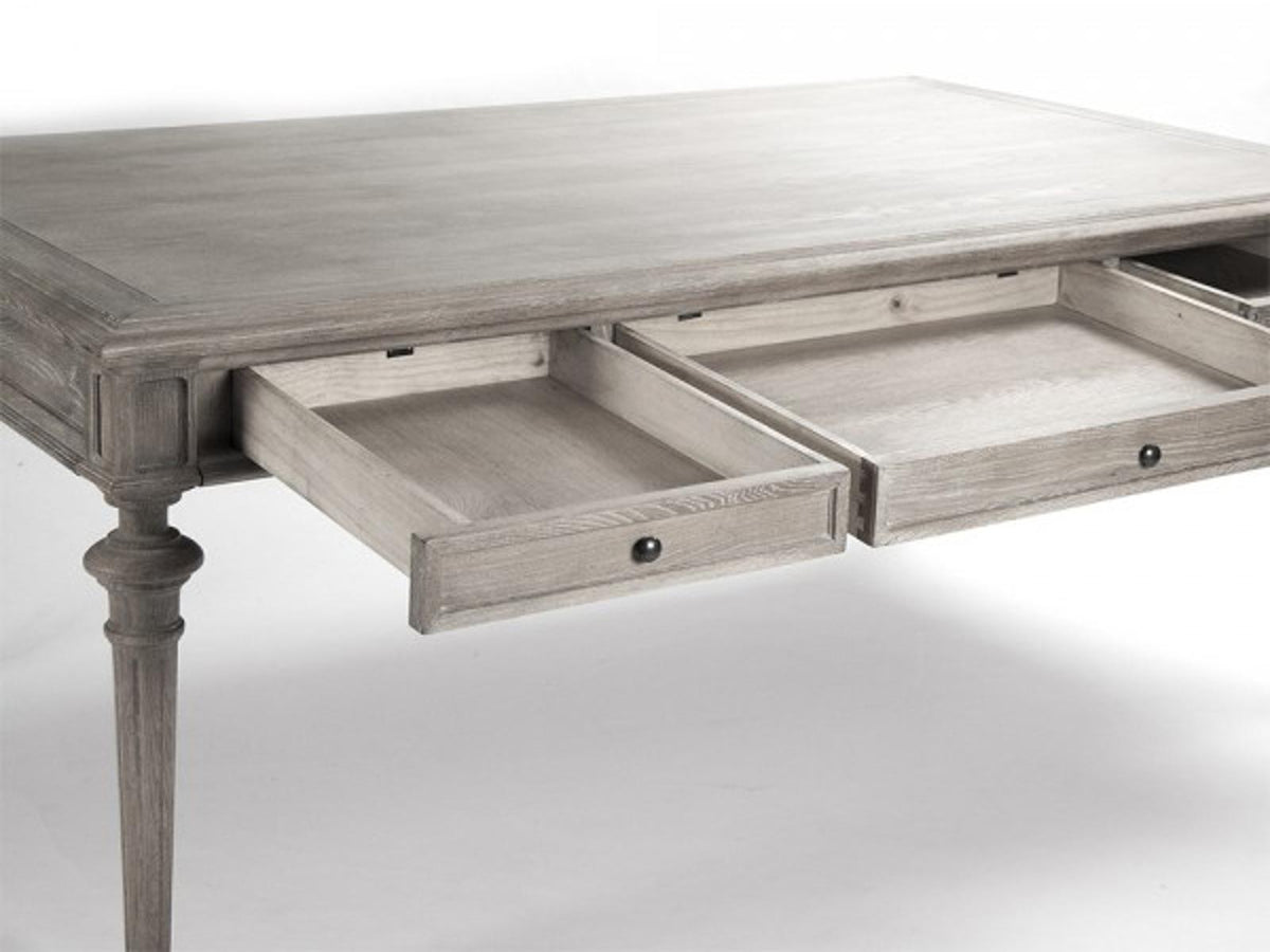Nadine 78-Inch Rectangle Dining Table in Limed Grey Oak