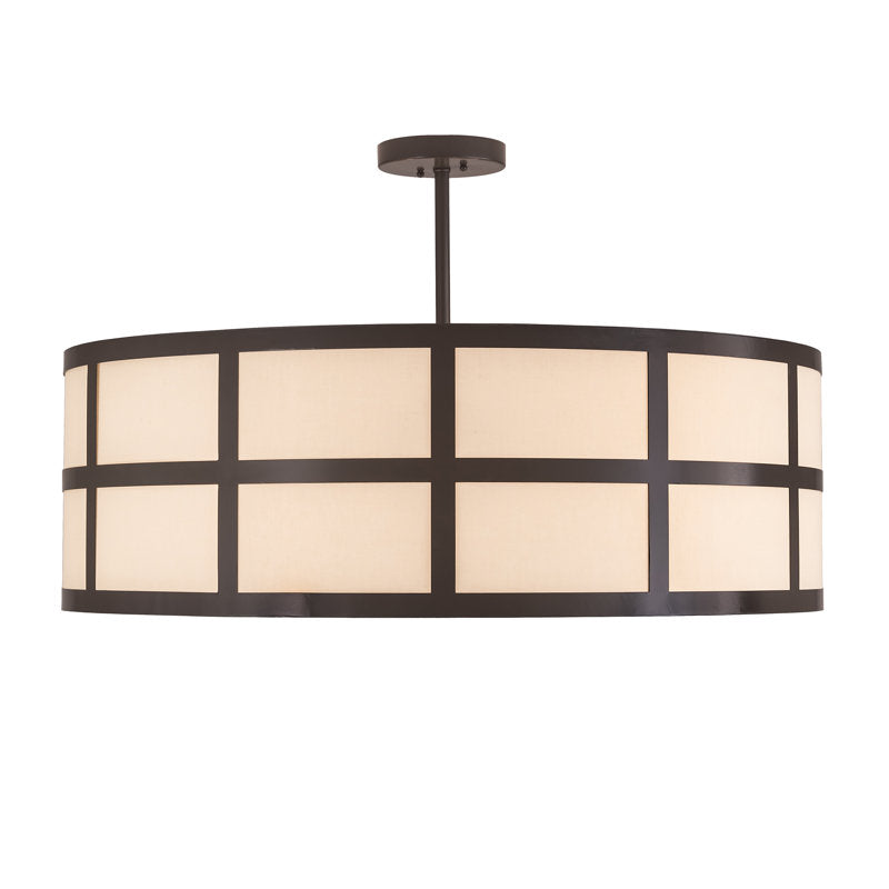 Zilwaukee 6 - Light Semi Flush Mount