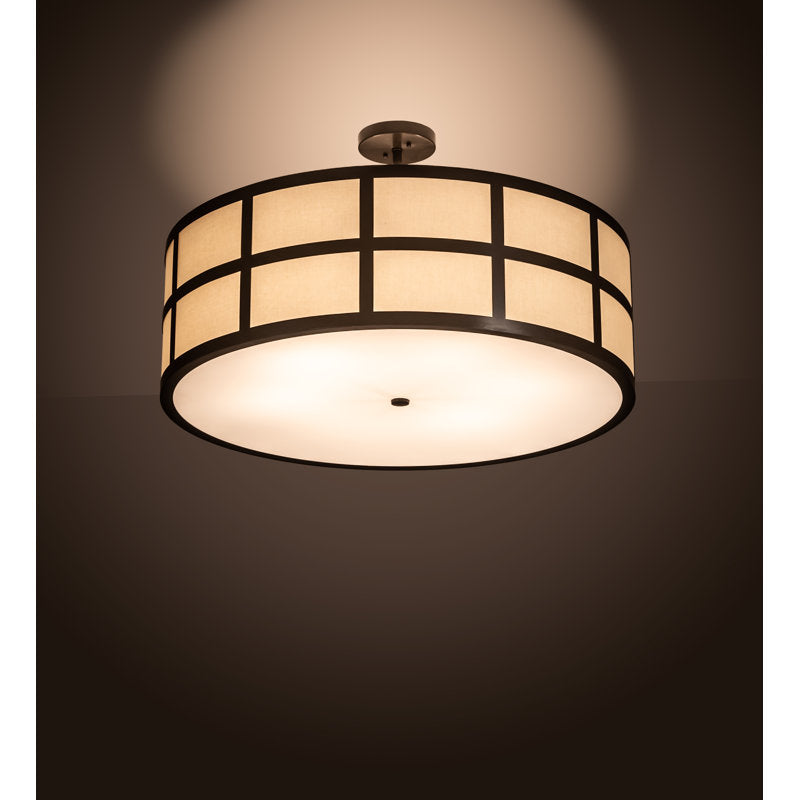 Zilwaukee 6 - Light Semi Flush Mount