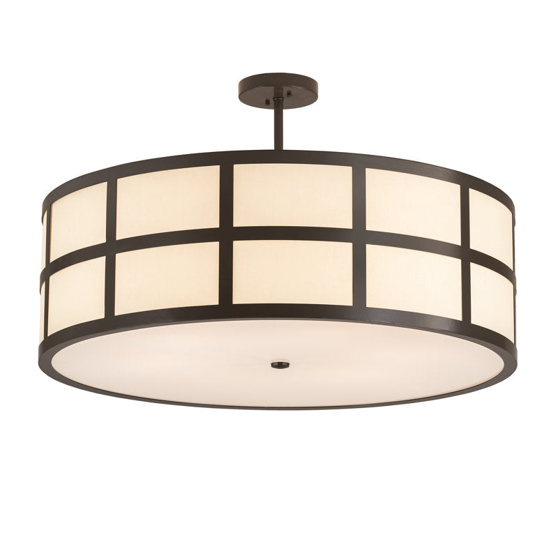 Zilwaukee 6 - Light Semi Flush Mount