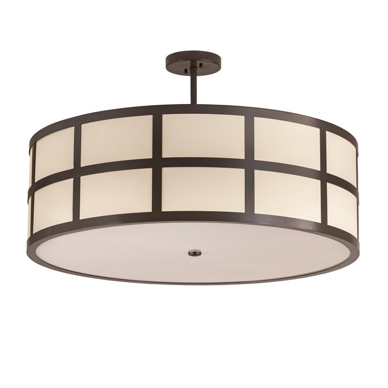 Zilwaukee 6 - Light Semi Flush Mount