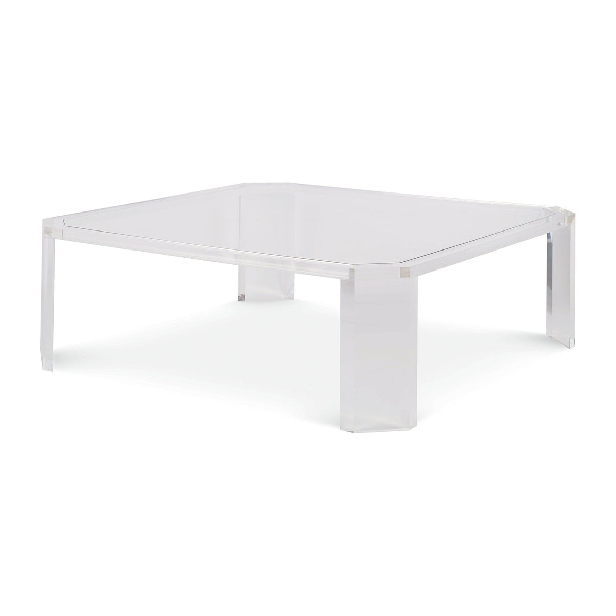 Century Furniture Phoenix Coffee Table with Glass Top