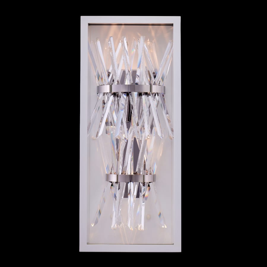 Allegri Glacier Estereo 25" Tall LED Wall Sconce