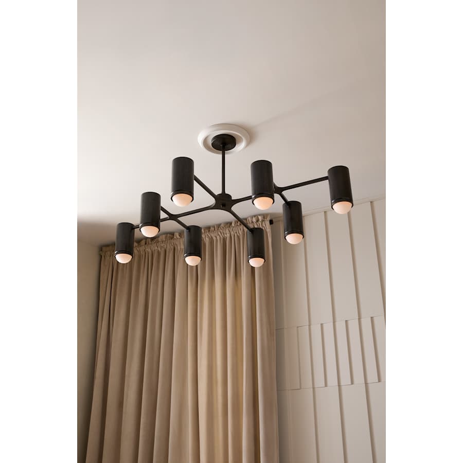 Arteriors Loryn Flush Mount 8 Light 46" Wide Semi-Flush Ceiling Fixture / Converts to Pendant