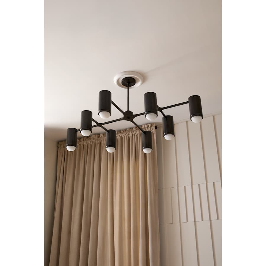 Arteriors Loryn Flush Mount 8 Light 46" Wide Semi-Flush Ceiling Fixture / Converts to Pendant