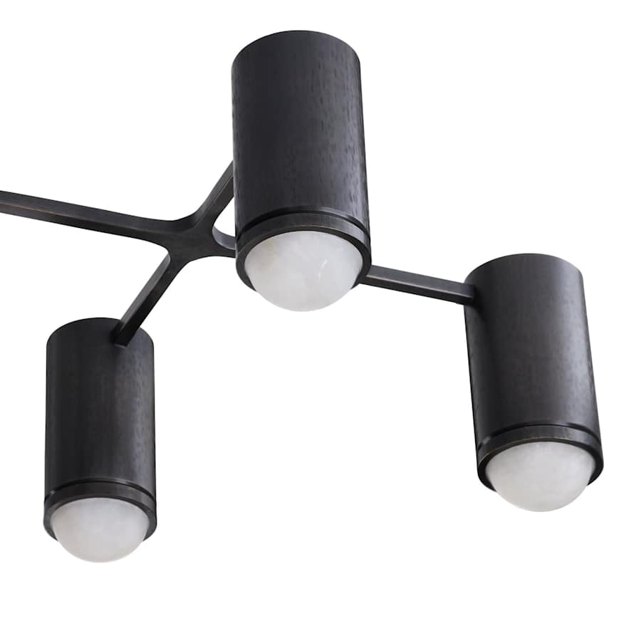 Arteriors Loryn Flush Mount 8 Light 46" Wide Semi-Flush Ceiling Fixture / Converts to Pendant