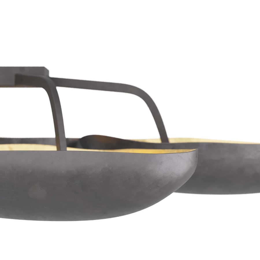 Arteriors 13 Light 55" Wide Semi-flush Ceiling Fixture