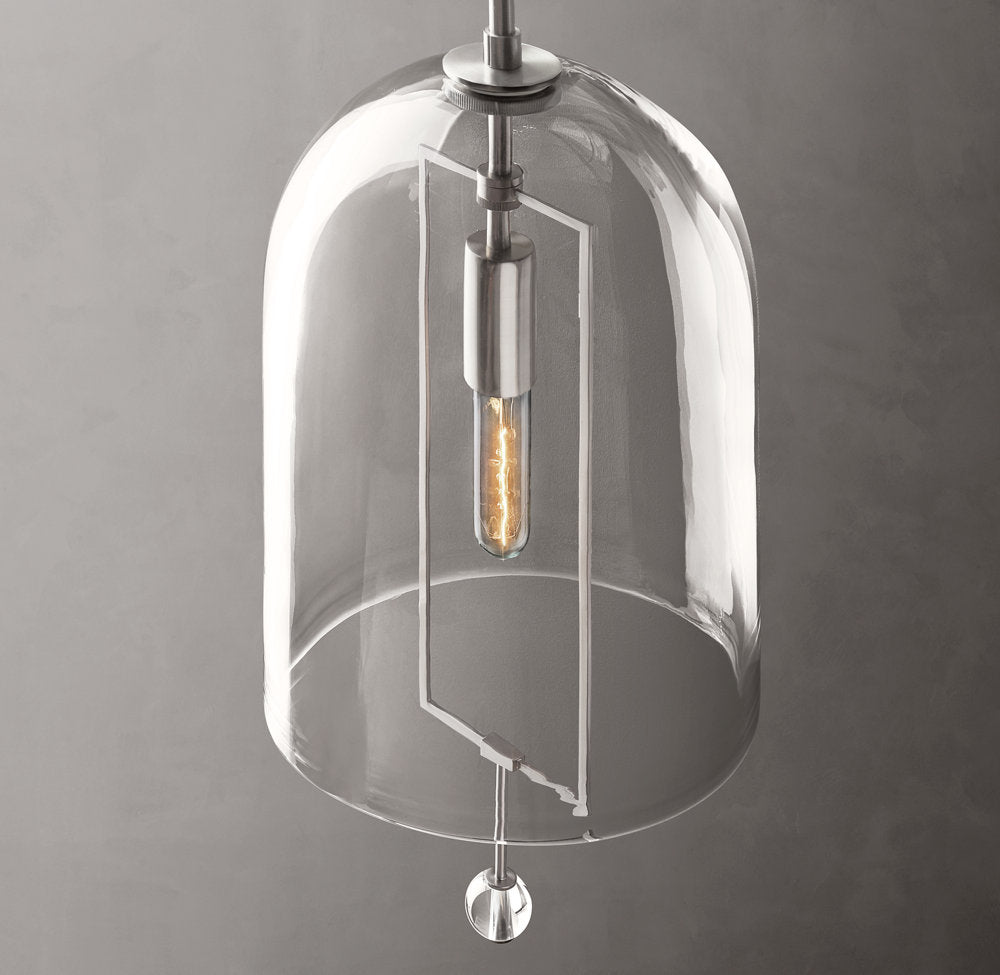 Artisan Blown Glass Outdoor Sconce