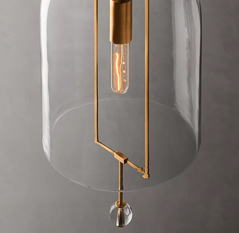 Artisan Blown Glass Outdoor Sconce