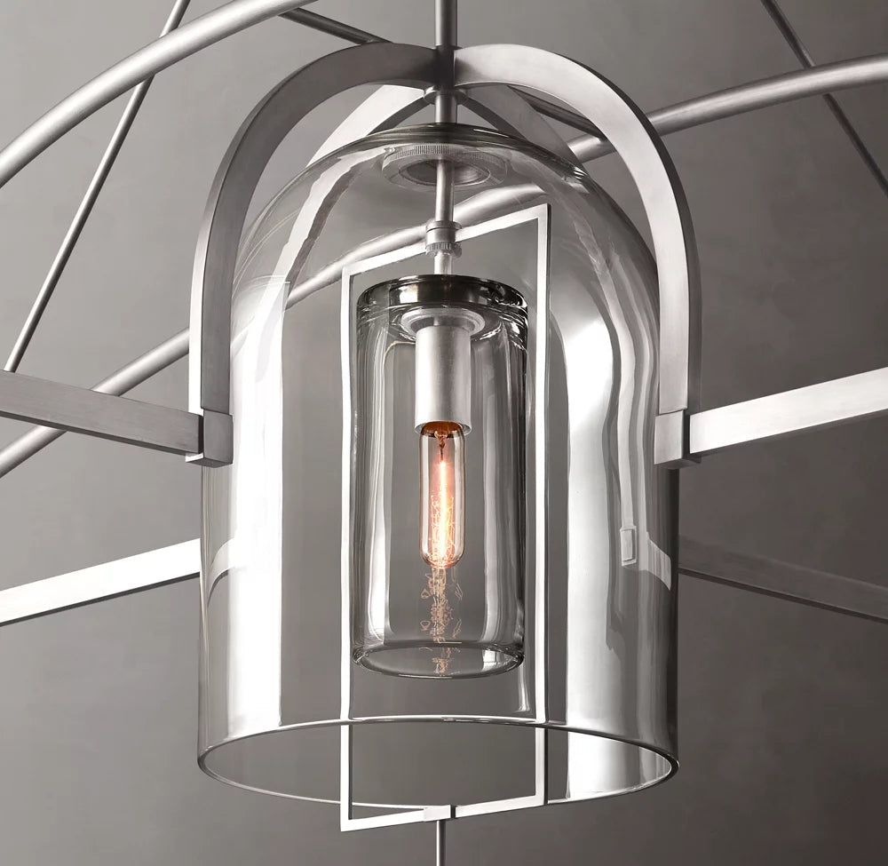 Artisan Glass Radial Chandelier