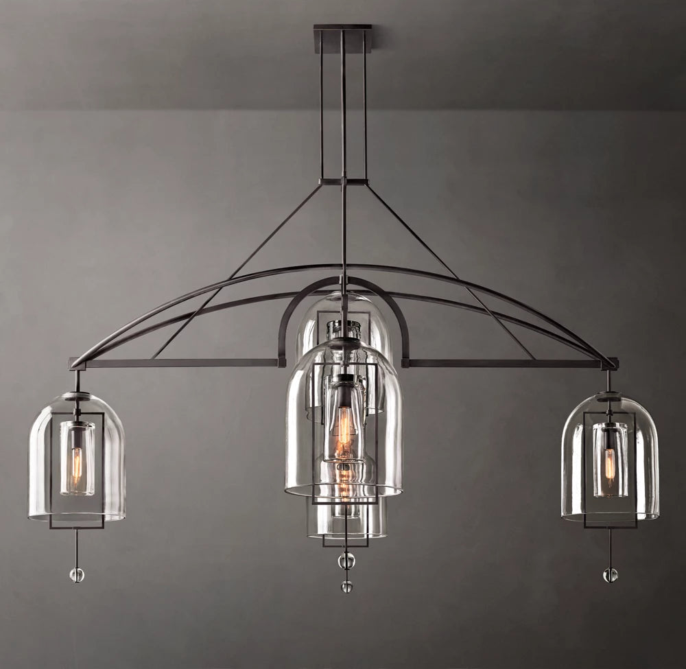 Artisan Glass Radial Chandelier