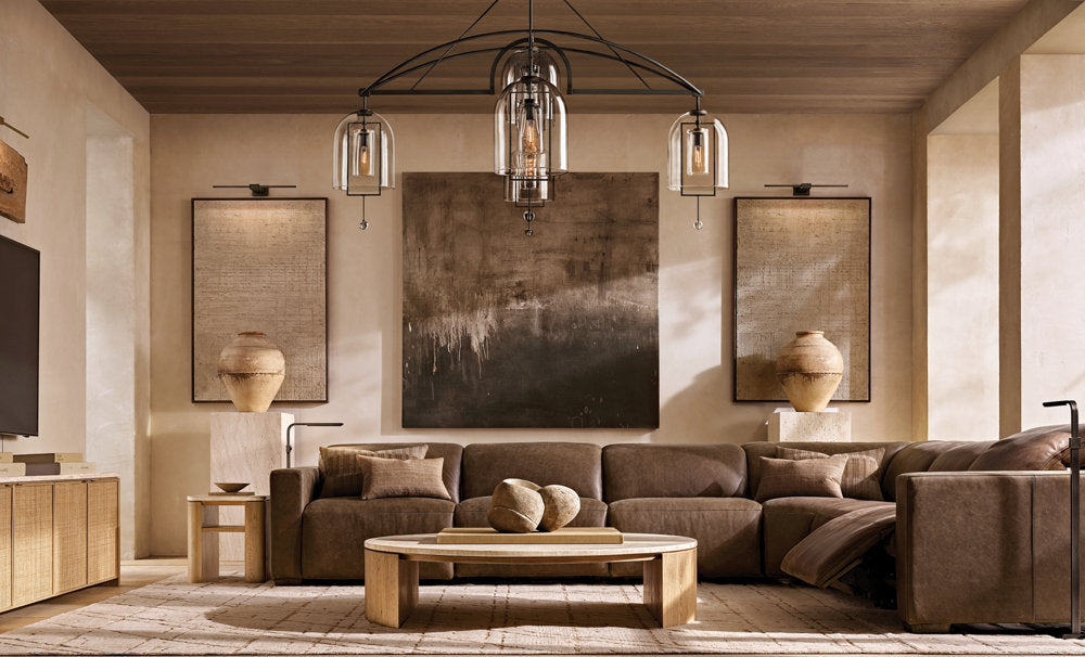 Artisan Glass Radial Chandelier