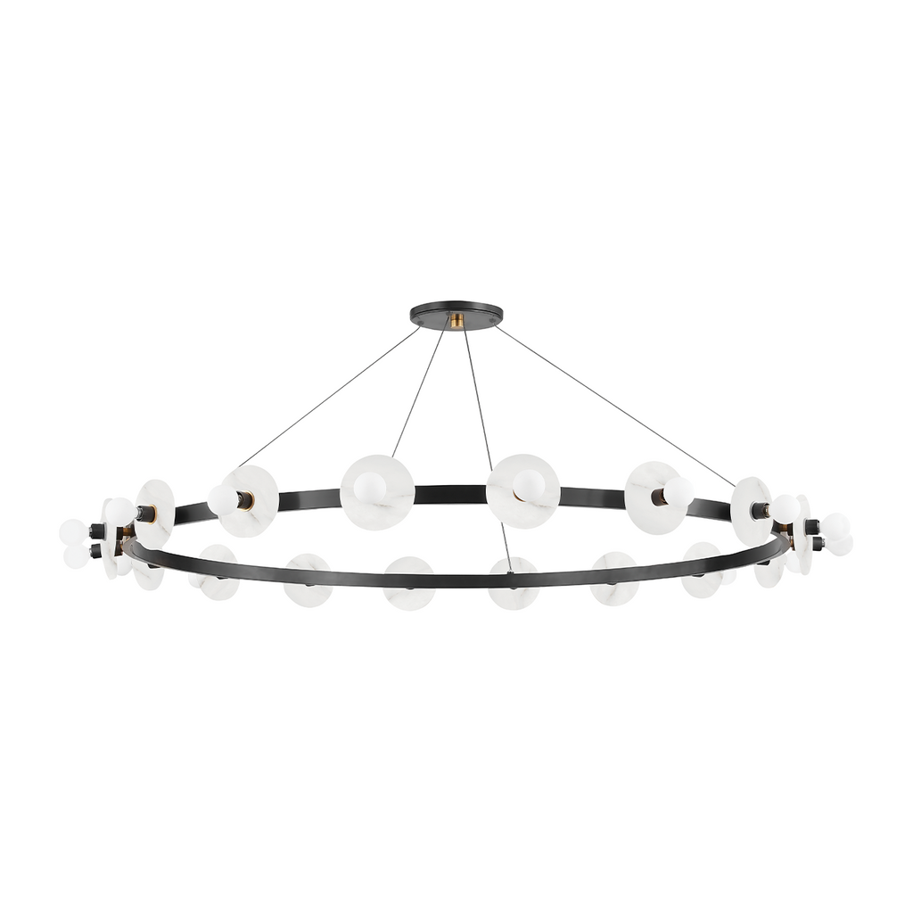 Austen Eighteen-Light Grand Chandelier / Aged Old Bronze