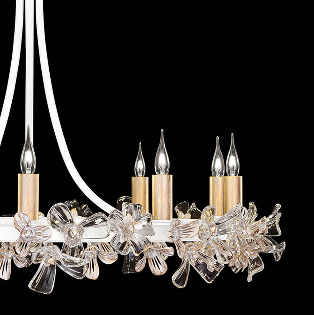 Azu Floral Crystal Chandelier