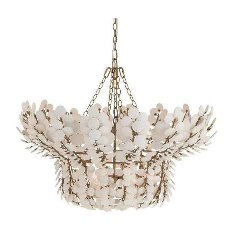 Bilal Two-Tier Coconut Shell Chandelier / Default Title
