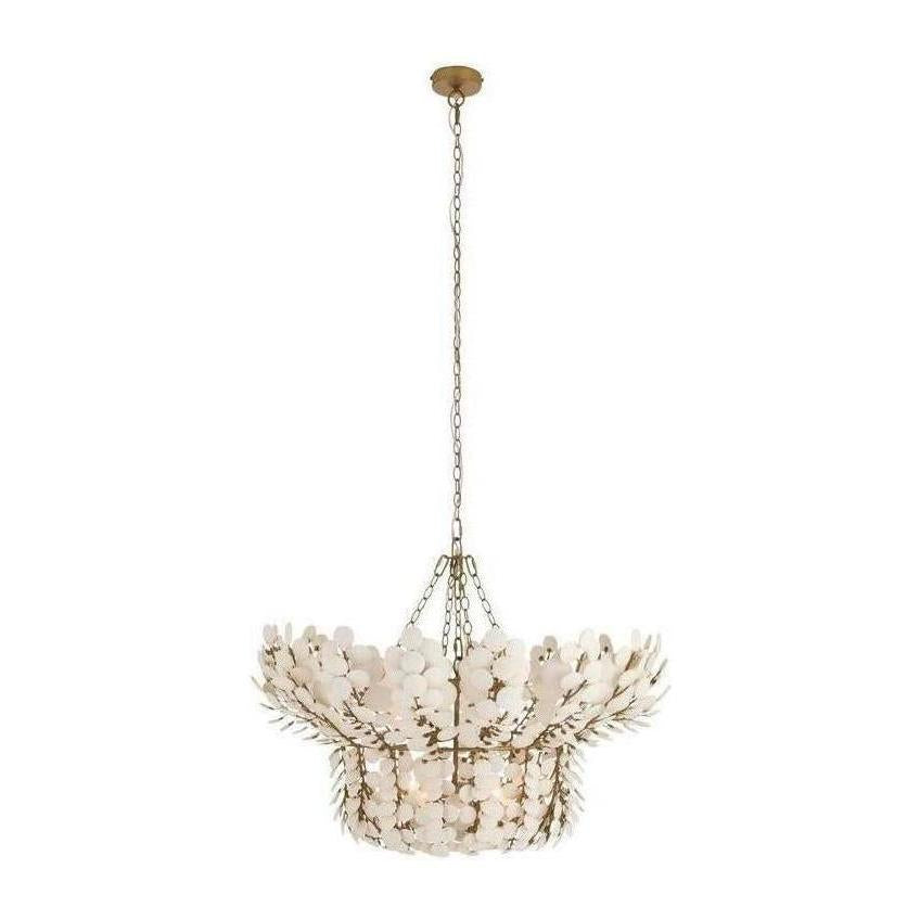Bilal Two-Tier Coconut Shell Chandelier
