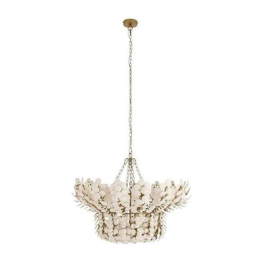 Bilal Two-Tier Coconut Shell Chandelier
