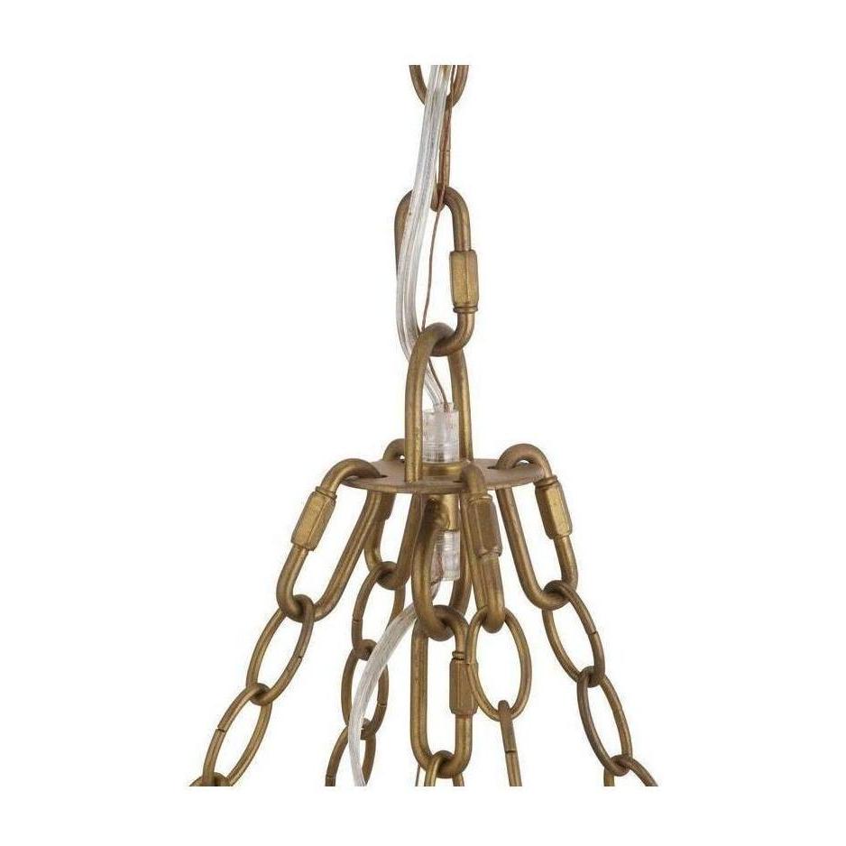 Bilal Two-Tier Coconut Shell Chandelier