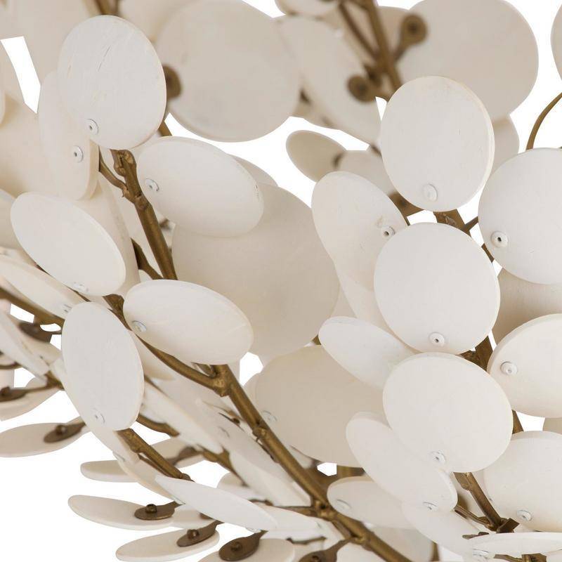 Bilal Two-Tier Coconut Shell Chandelier