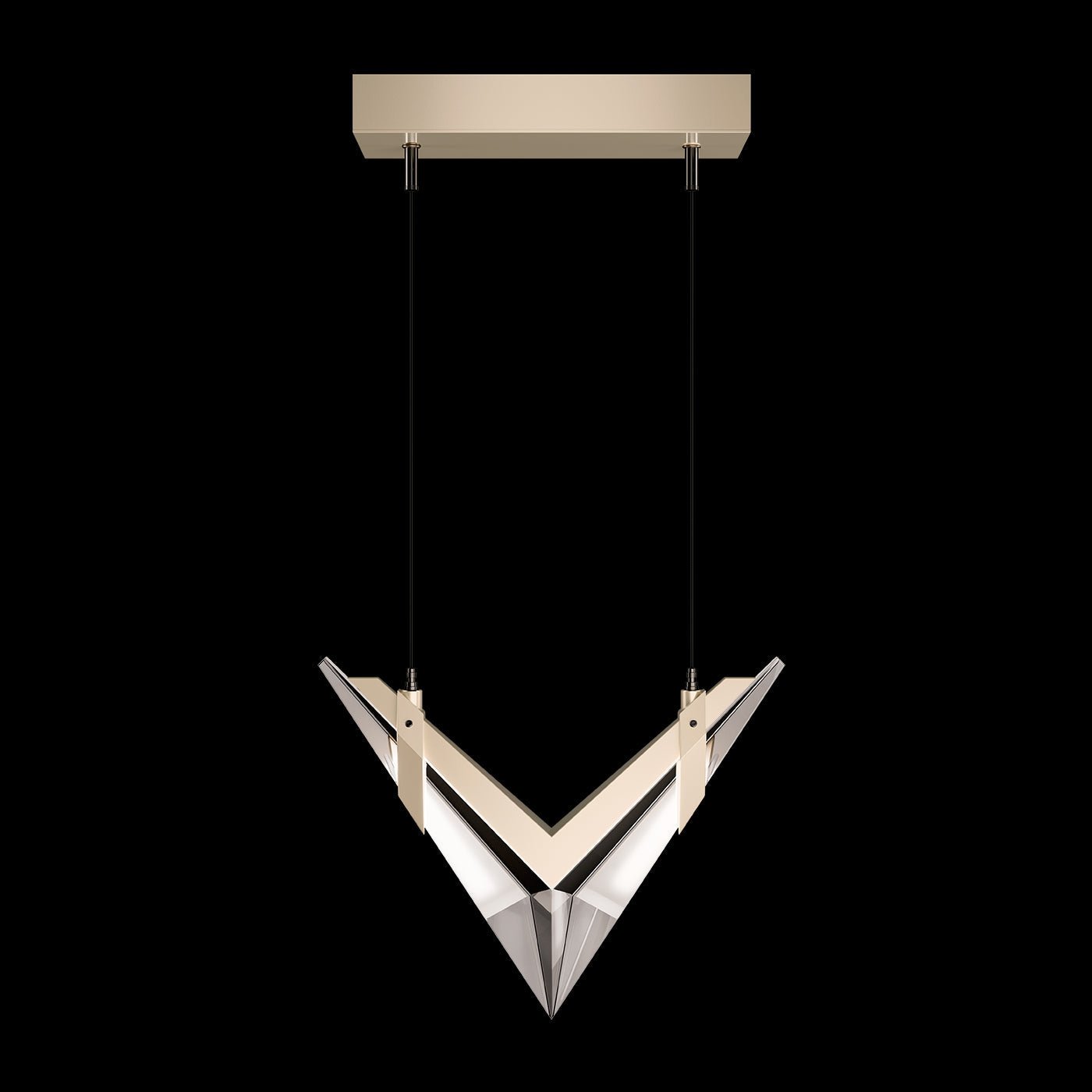 Blade Crystal LED Linear Pendant