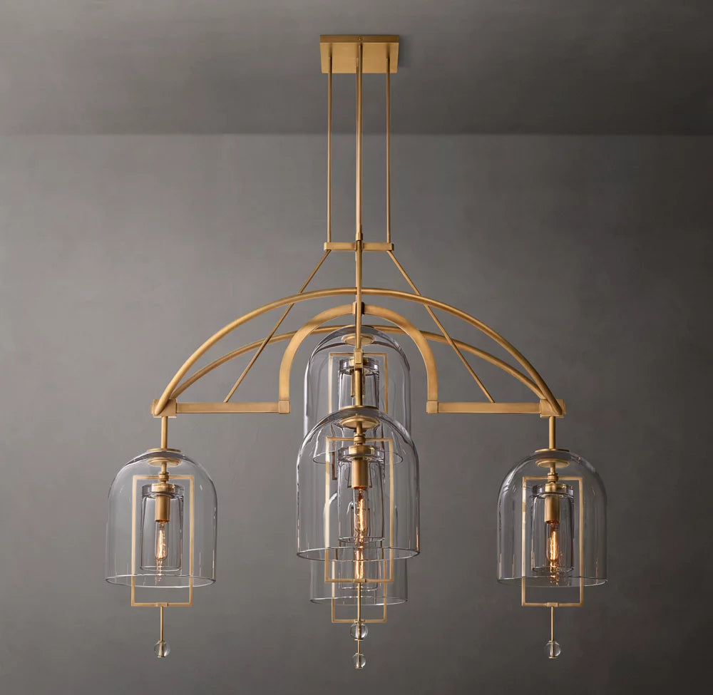 Blown Glass Balance Chandelier