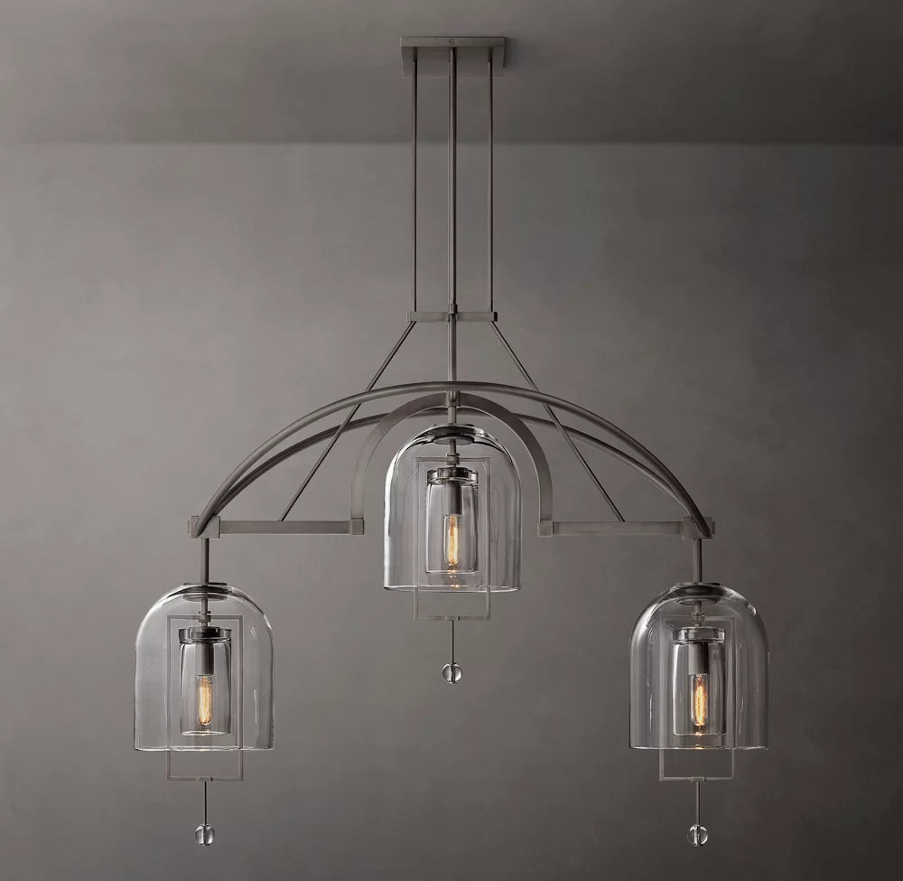 Blown Glass Balance Chandelier