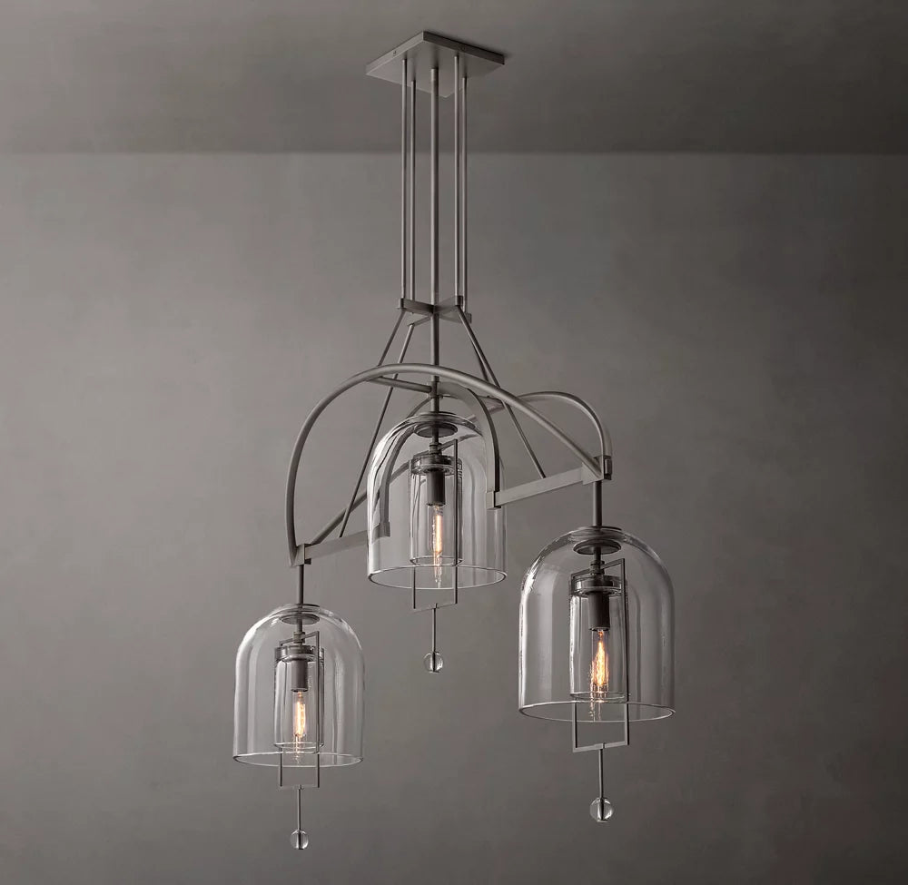 Blown Glass Balance Chandelier